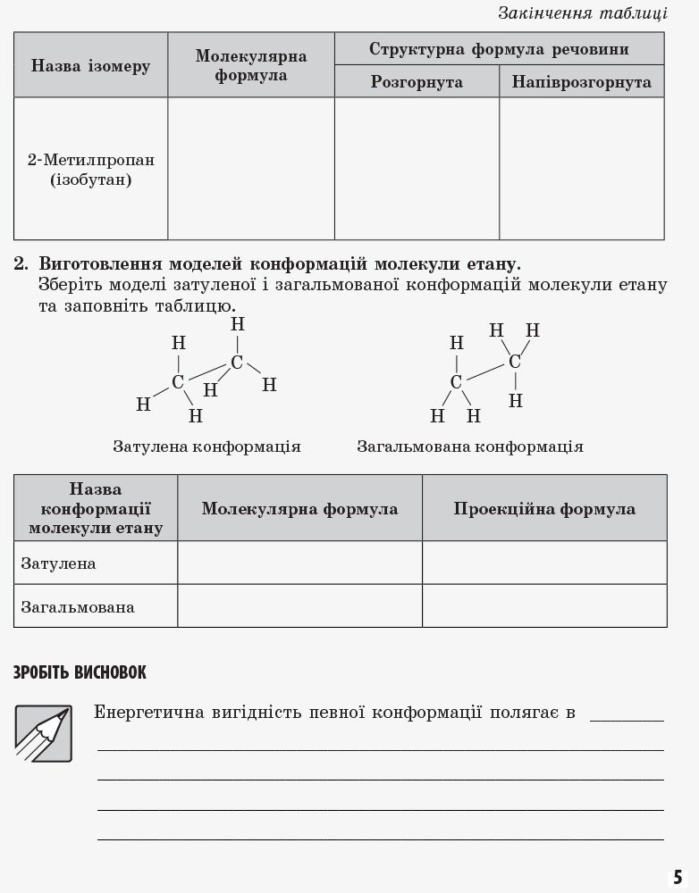 Хімія. 11 клас. Зошит для лабораторних дослідів і практичних робіт (академічний рівень)